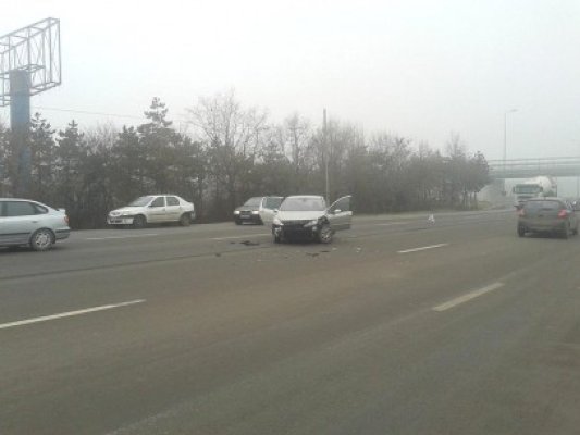 Accident rutier pe DN39 din pricina ceţii